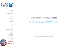 Tablet Screenshot of clacimportacao.com.br